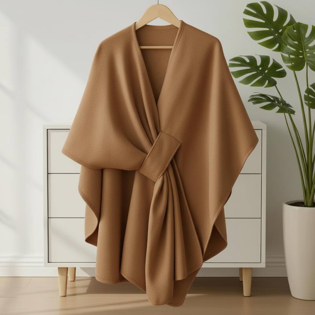 Poncho cammello esatto